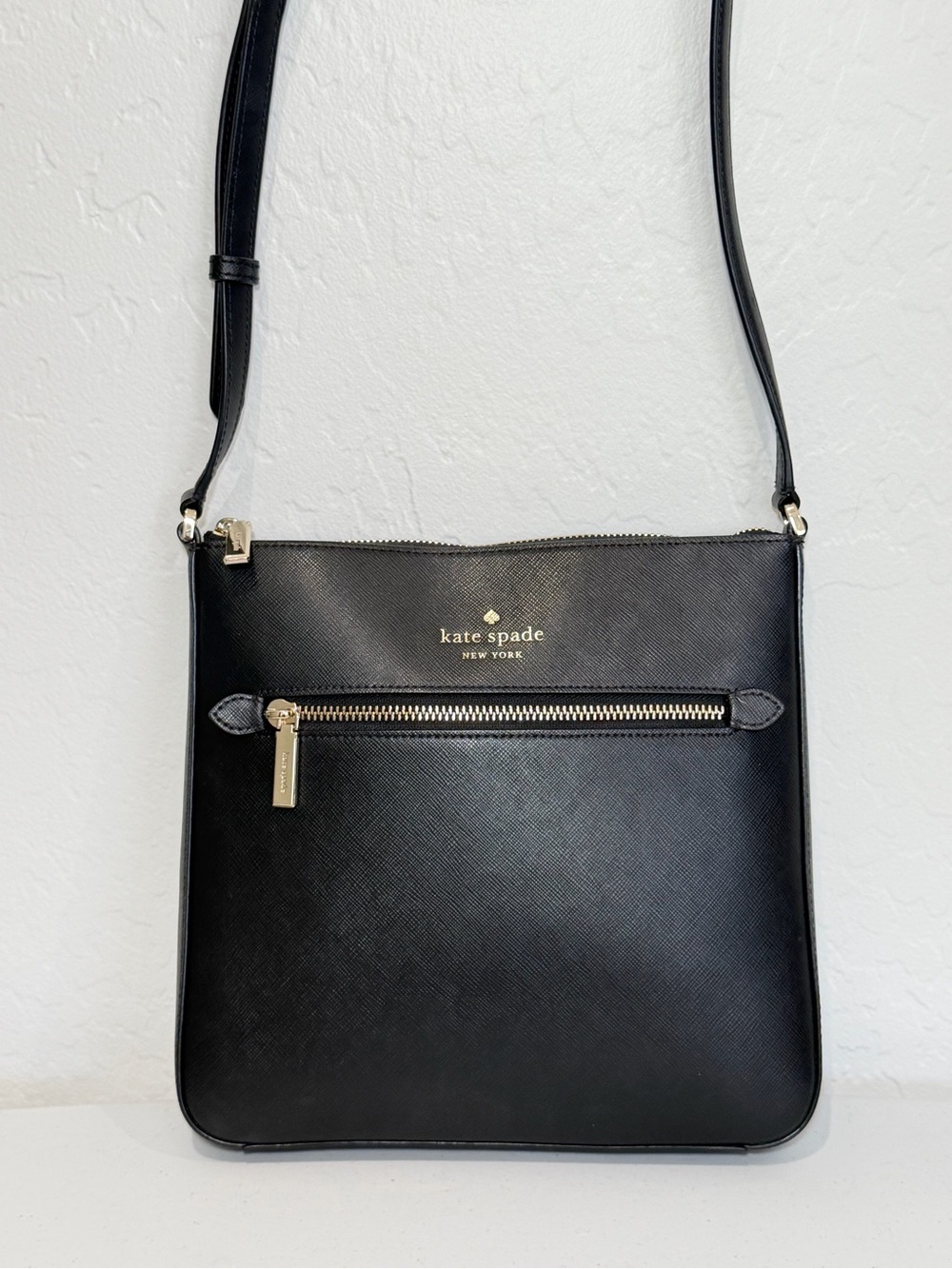 Kate Spade Sadie North South Crossbody Bag Black